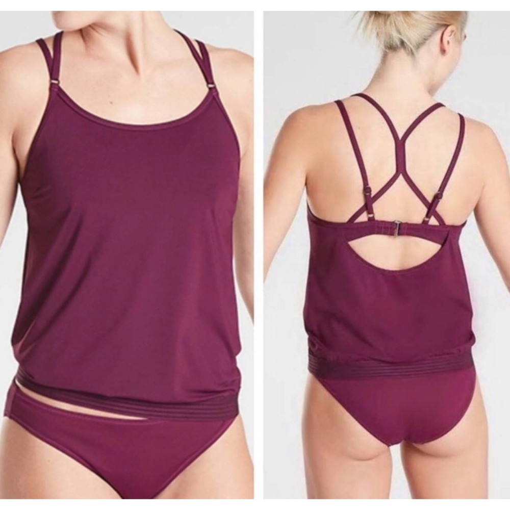 Athleta Cross Back Tankini